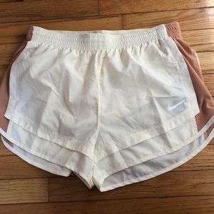 Nike drift yellow athletic shorts